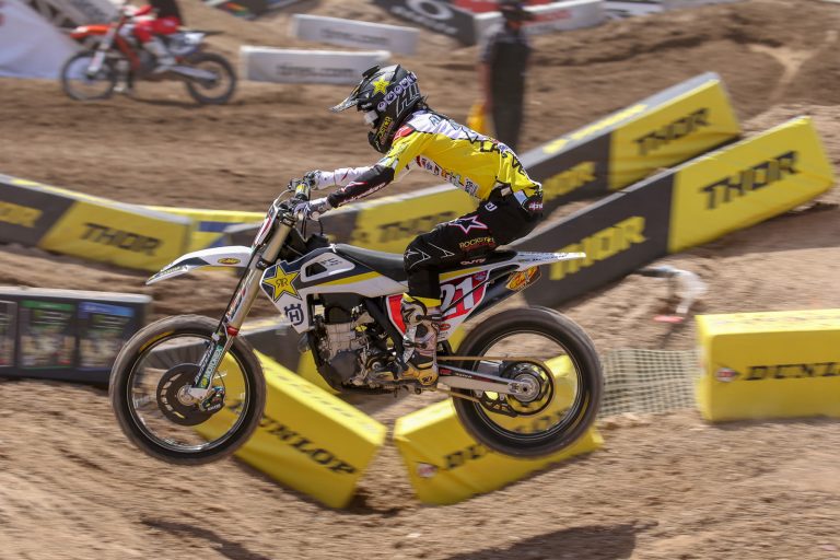 Jason Anderson beim Training – 2018 Las Vegas Supercross Finale