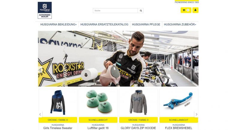 Husky24.de der SHOP für Husqvarna und Husaberg – HUSKY24 - JETZT KOMPLETT NEU