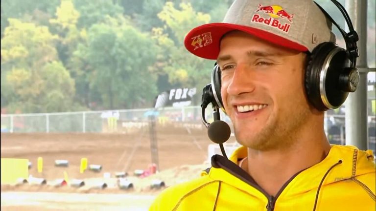 Ken in der Studio Show – Ken Roczen in der Studio Show beim MXoN 2018