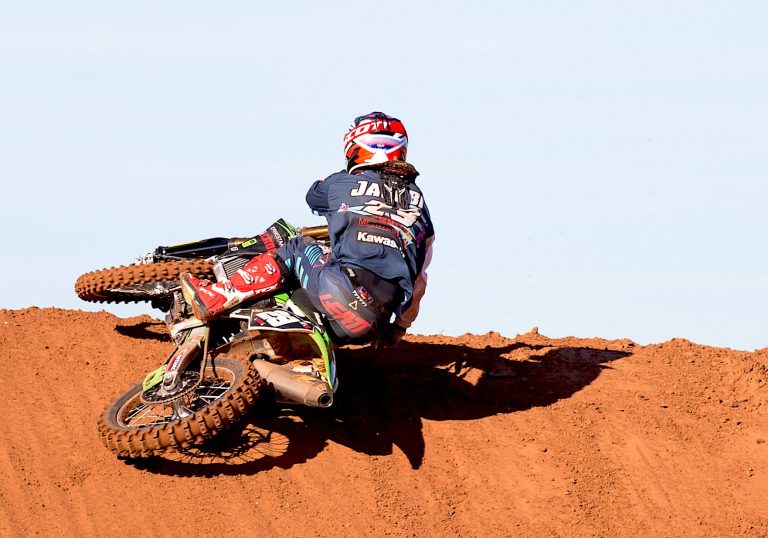 Henry Jacobi auf seiner neuen Kawasaki