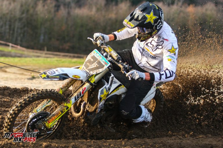 Arminas Jasikonis und Jeremy Seewer beim Training in Lommel