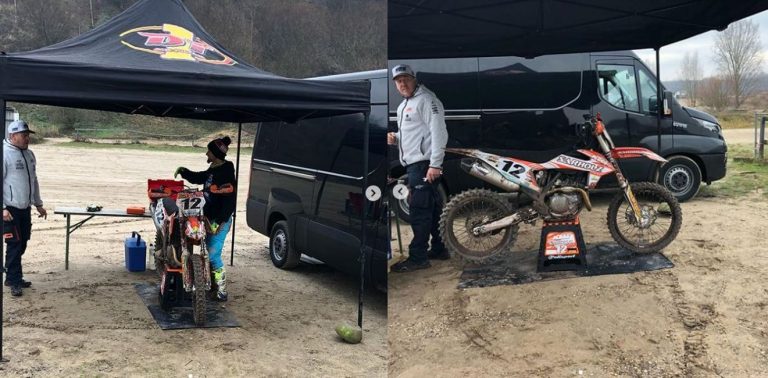 Max Nagl zum ersten Mal auf KTM Sarholz