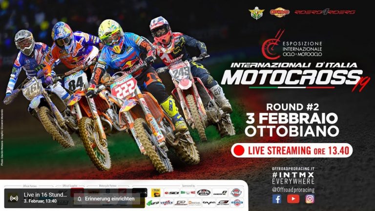 Zweite Runde in Italien – Runde 2 der internationalen italienischen Motocross-Meisterschaft mit Max Nagl - LIVE!