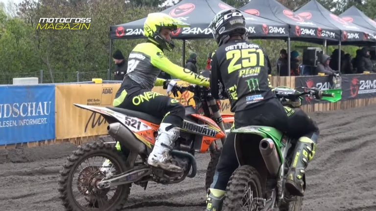 Jens Gettemann und Bence Szvoboda nach Lauf 1 – ADAC MX Masters Fürstlich Drehna - Das Video