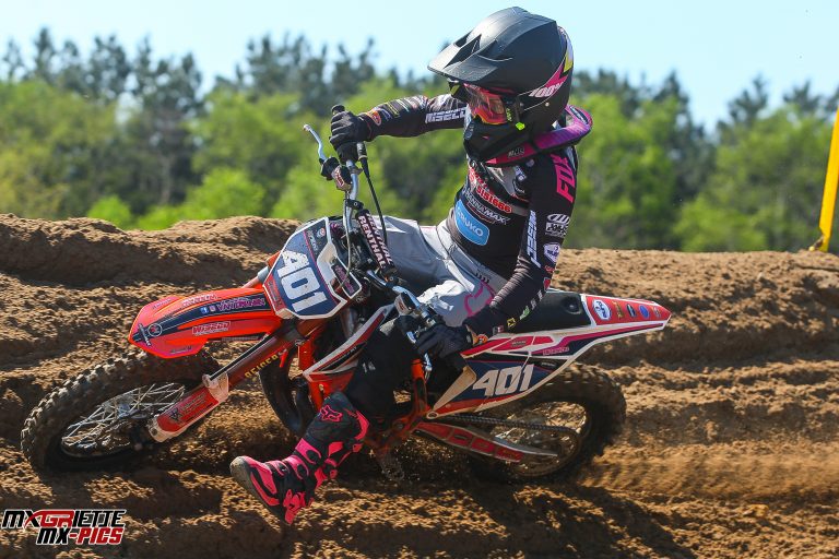 Lotte van Drunen siegt in der Klasse EMX65 – Zweite Runde der EMX65 und EMX85 unter idealen Bedingungen
