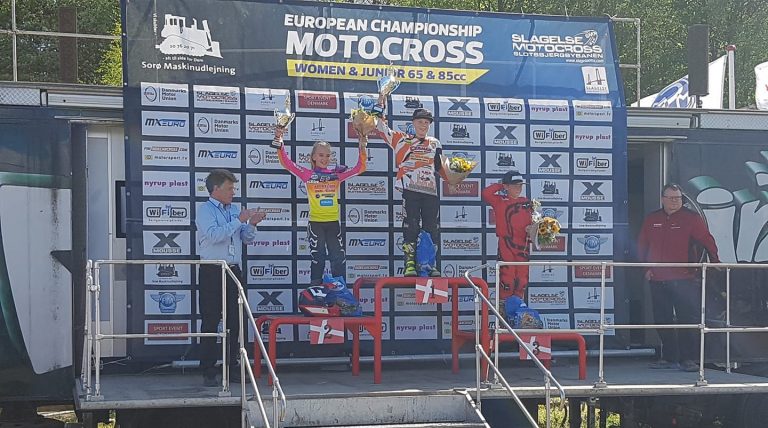 EMX65 Podium – EMX65 in Dänemark - Zweikampf Vitezslav Marek vs. Lotte van Drunen geht weiter