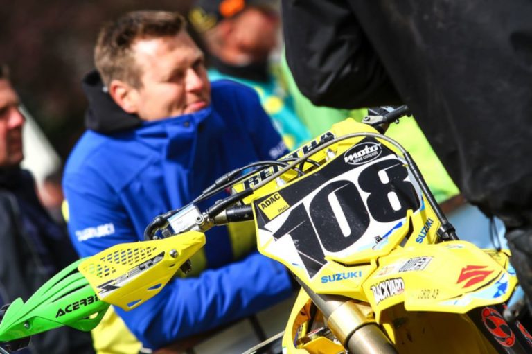 Podium für Stefan Ekerold vom Team Castrol Power1 Suzuki Moto-Base