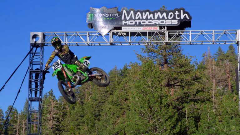 Jeremy McGrath auf seiner Factory Kawasaki KX 500