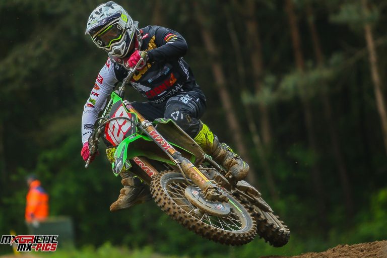 Henry Jacobi bei Runde 3 in Rhenen – Henry Jacobi kurz vor dem Titel der DMoM in Lichtenvoorde beim Zwarte Cross