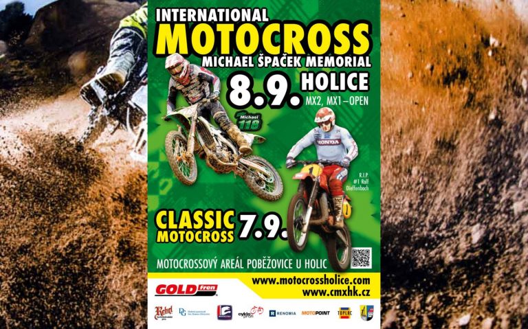Plakat der Veranstaltung – Michael Spacek Memorial Moto Cross in Holice/CZ