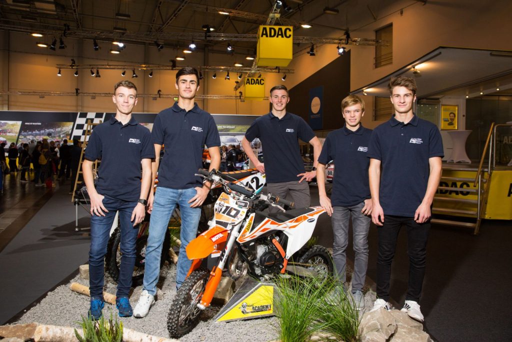 Starker Motocross-Kader: Constantin Piller, Lion Florian, Maximilian Spies, Valentin Kees und Simon Längenfelder (v.l.