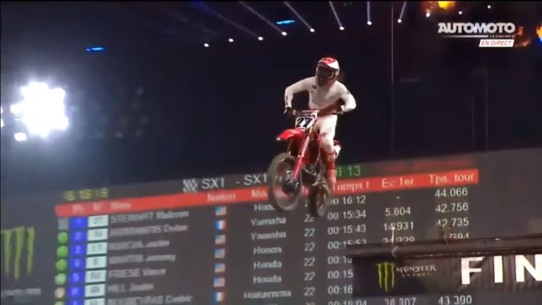 Malcolm Stewart beim Supercross in Paris im Video