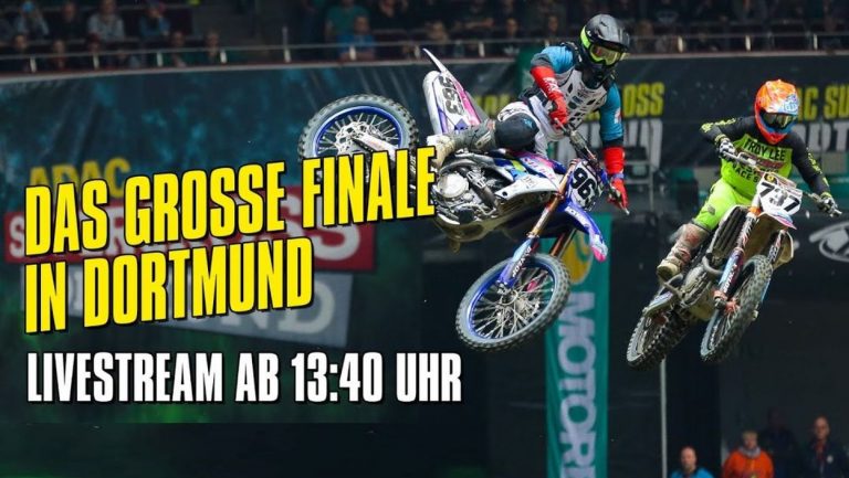 Livestream Sonntag – ADAC Supercross Dortmund - LIVESTREAM für den SONNTAG und Livetiming