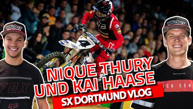Nique Thury und Kai Haase – Höhen und Tiefen für die Weber #Werkeholics beim ADAC Supercross in Dortmund
