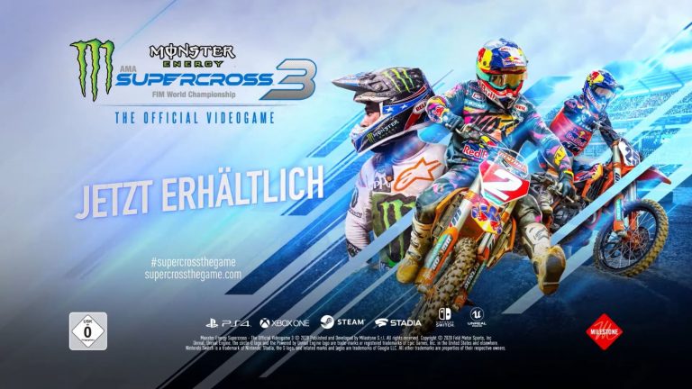 Monster Energy Supercross 3 – MILESTONE veröffentlicht MONSTER ENERGY SUPERCROSS – THE OFFICIAL VIDEOGAME 3