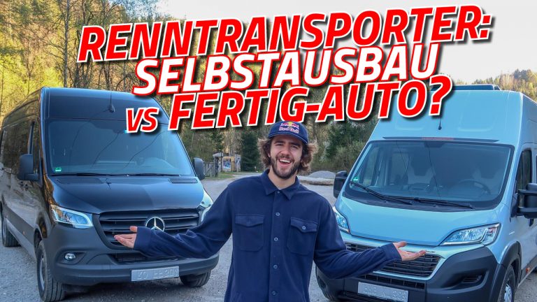 Die Transporter von Manuel Lettenbichler – Manuel Lettenbichler zeigt exklusiv seine zwei Renntransporter