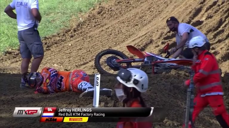 Wie lange fällt Jeffrey Herlings aus? (Sturz im Video)