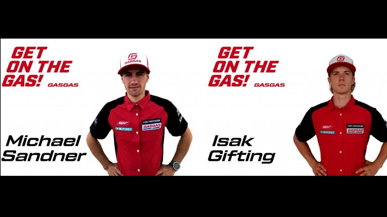 Michael und Isak – Michael Sandner & Isak Gifting für DIGA-Procross GASGAS Factory Juniors in der MX2 Weltmeisterschaft