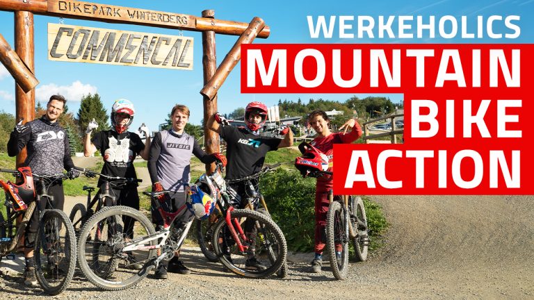 „Wandertag“ auf #Werkeholics Art: Mountainbike Action im Bikepark Winterberg