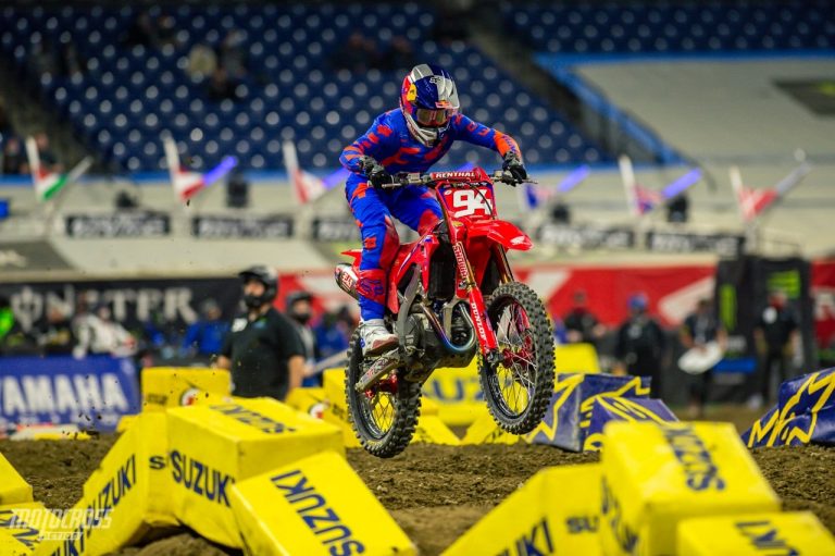 Ken Roczen beim Sieg in Indy 3 – Supercross-WM Runde 7 in Orlando (1) - Zeitplan, Starterlisten und animierter Streckenplan!