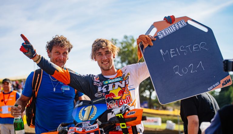 Marcel Stauffer kämpft sich mit dem Sieg im ADAC MX Youngster Cup zurück ins internationale Motocross