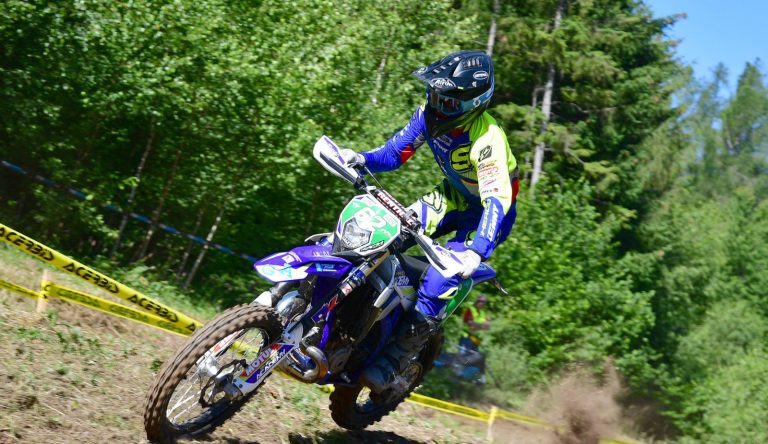Luca Fischeder machte in der Enduro-Junioren-WM 2021 eine gute Figur