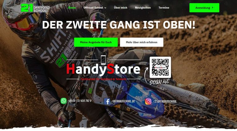 21 Offroad School - die Motocross-Schule nicht nur für die Stars von morgen!
