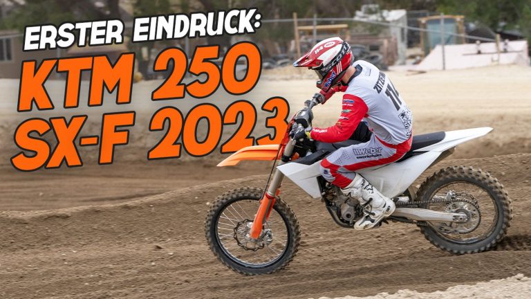 Davide von Zitzewitz – Erster Fahreindruck: KTM 250 SX-F 2023