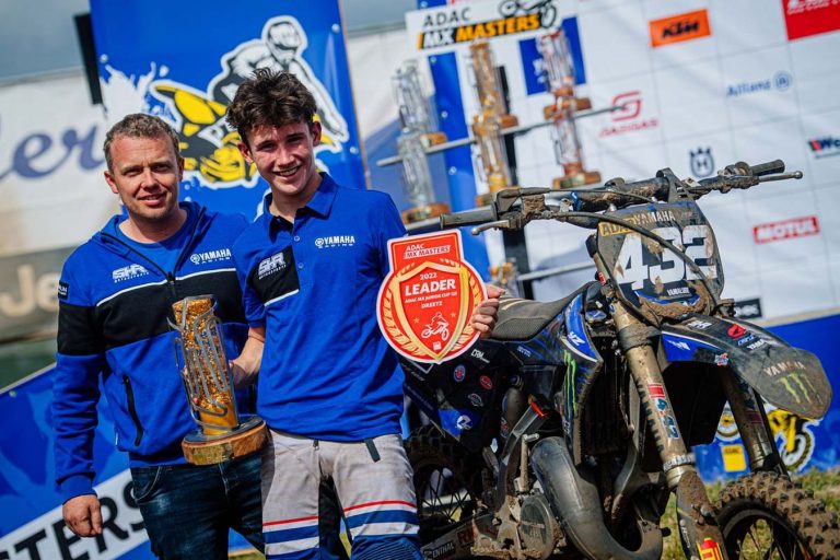 Teamchef Steffen Hünecke und Ivano van Erp – Erfolgreicher Saisonstart bei den ADAC MX Masters für das SHR Motorsports Team