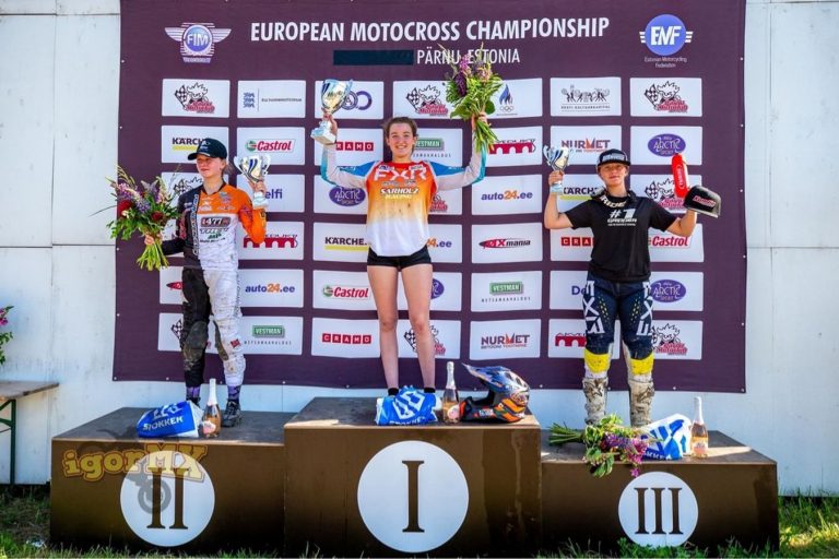 Wieder Nr. 1 auf dem Podium – Wieder ein erfolgreiches Wochenende bei der EMXWomen für Alexandra Massury!