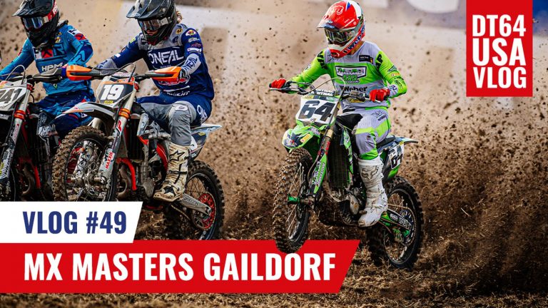 Nique Thury rollt bei den ADAC MX Masters an das Startgatter