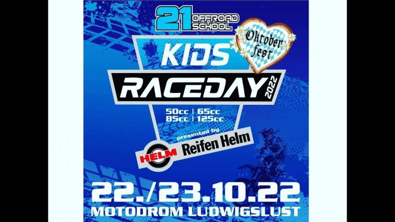 KIDS RACEDAY`s kommendes Wochenende beim MC Ludwigslust