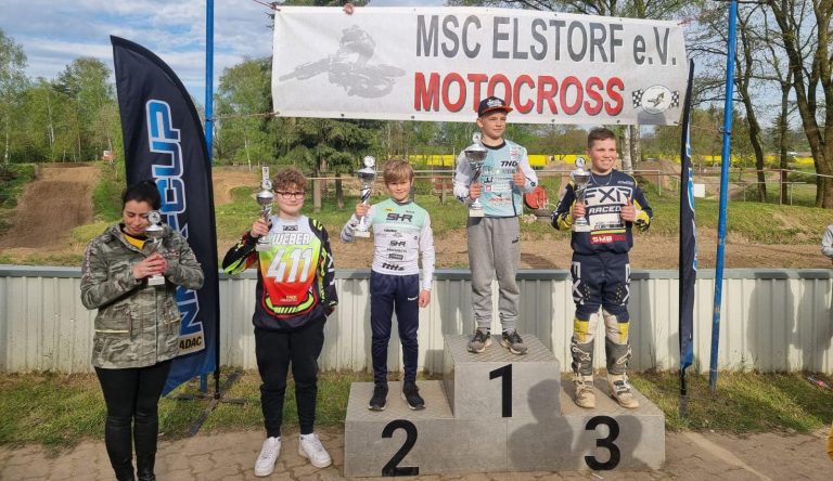 Podium 85er-Klasse – SHR Motorsports – erfolgreiches Wochenende für Prospects