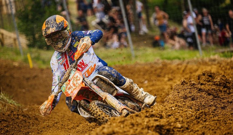 Jarne Bervoets baut mit dem Gesamtsieg im ADAC MX Junior Cup 85 seine Tabellenführung weiter aus