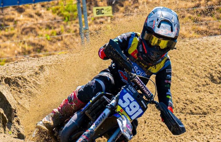 Rabenschwarzer Tag für Luca Nierychlo beim EMX65 Halbfinale in den Niederlanden