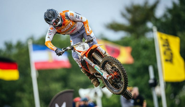 Maximilian Spies feiert in Tensfeld beim ADAC MX Masters als Rookie seinen ersten Laufsieg