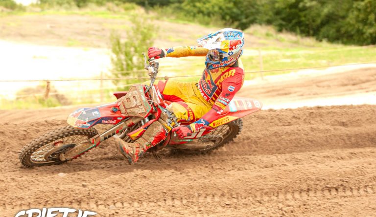 MXGP-Weltmeister Jorge Prado beim Training in Lommel – MXGP von Flandern in Lommel verlängert Vertrag um drei weitere Jahre