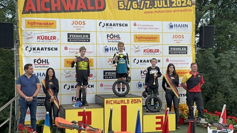 Das Podium in der DM 65 beim MSC Aichwald – Daniel Nelich holt starken Platz 3 bei der DM65 beim MSC Aichwald!