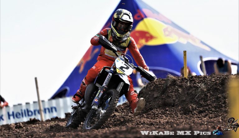 Luca Nierychlo kommt im ADAC MX Junior Cup 85 immer besser in Fahrt – Luca Nierychlo bester Deutscher 85er Fahrer in Gaildorf