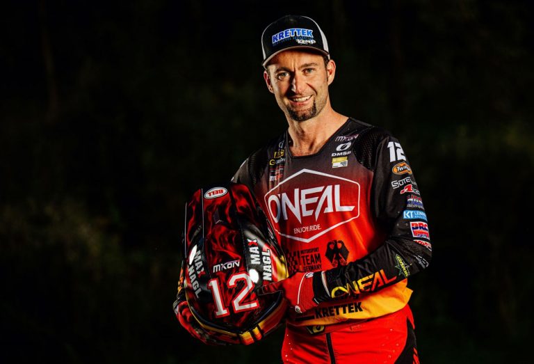 Max Nagl in seinem MXoN-Look 2024 – Max Nagl fuhr sein erstes MXoN vor der Geburt von Simon Längenfelder