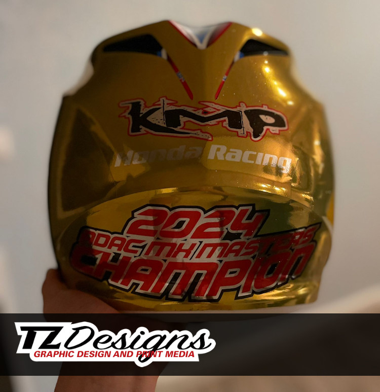 Ein ansprechendes Helmdesign von TZ Designs