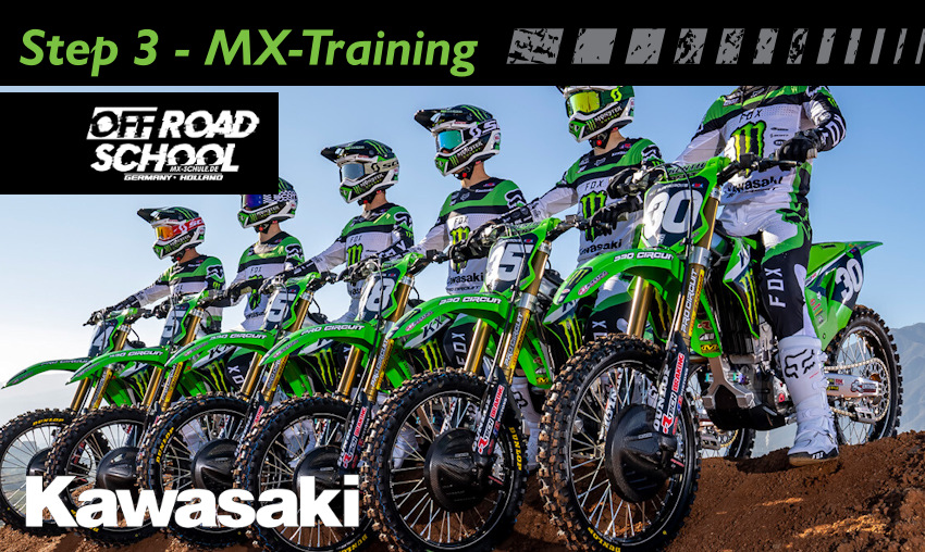 Kawasaki Offroad Schule Germany - Motocross fahren lernen