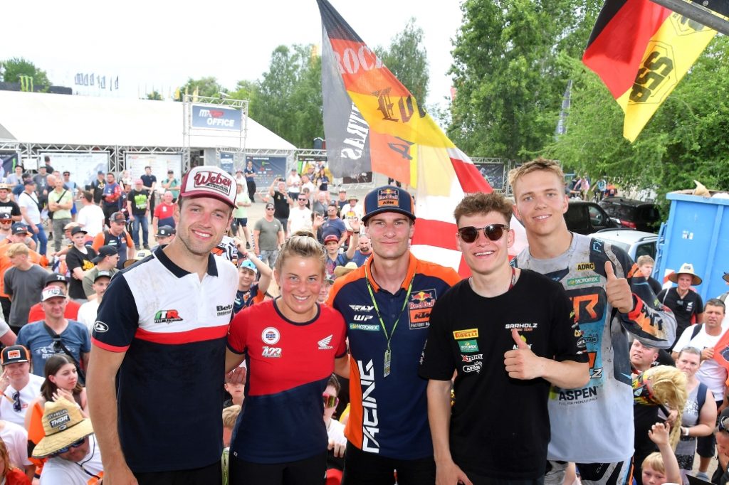 Am ersten Tag der Motocross-WM in Teutschenthal war schon mächtig Druck auf dem (Tal-)Kessel