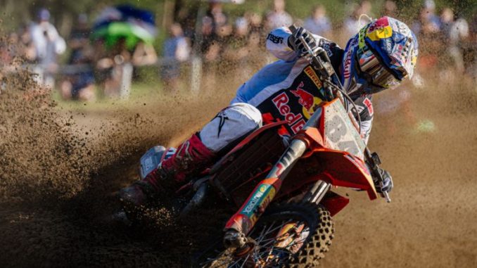 Jeffrey Herlings wurde am Samstag in Dreetz seiner Favoritenrolle gerecht2 ADAC MX Masters 2025 , ADAC MX Masters Dreetz Jeffrey Herlings ( Niederlande / KTM / Red Bull KTM Factory Racing ) beim ADAC MX Masters