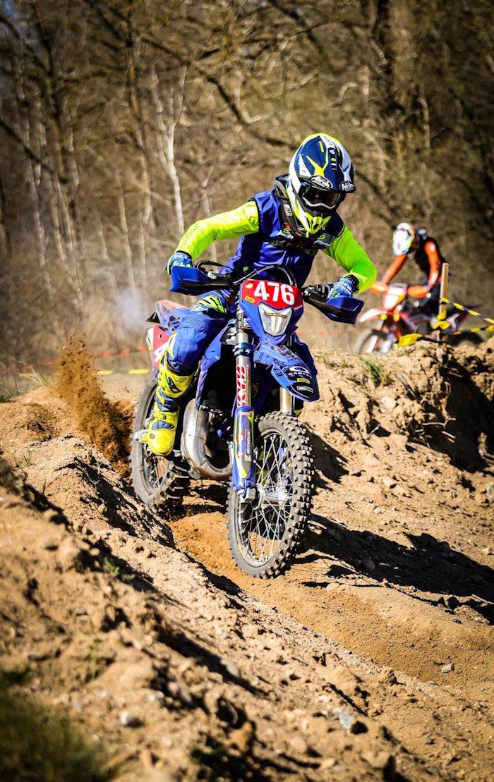 Tyge Wolfgramm auf HP-Sportmotorräder SHERCO