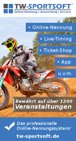 TW-SPORTSOFT: Professionelles Online-Nennungssystem. Ticket-Shop, Live-Timing, App, Meisterschaftsauswertung, Serien-Cockpit, Ergebnis-Server und vieles mehr. In allen Disziplinen im Einsatz vom Kart-Slalom bis zum ADAC 24h Rennen!