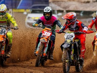 ADAC MX Masters 2025 , ADAC MX Masters Bitche Start beim ADAC MX Masters mit Marcel Stauffer ( Österreich / KTM / OSICKA MX TEAM ), Dave Kooiker ( Niederlande / KTM / STICHTING MOTORSPORT TALENT ), Roan van de Moosdijk ( Niederlande / KTM / KOSAK RACING TEAM ), Maximilian Nagl ( Deutschland / Triumph / DÖRR MOTORSPORT TRIUMPH RACING POWERED BY KRETTEK ) und Peter König ( Deutschland / KTM / KTM SARHOLZ RACING TEAM )