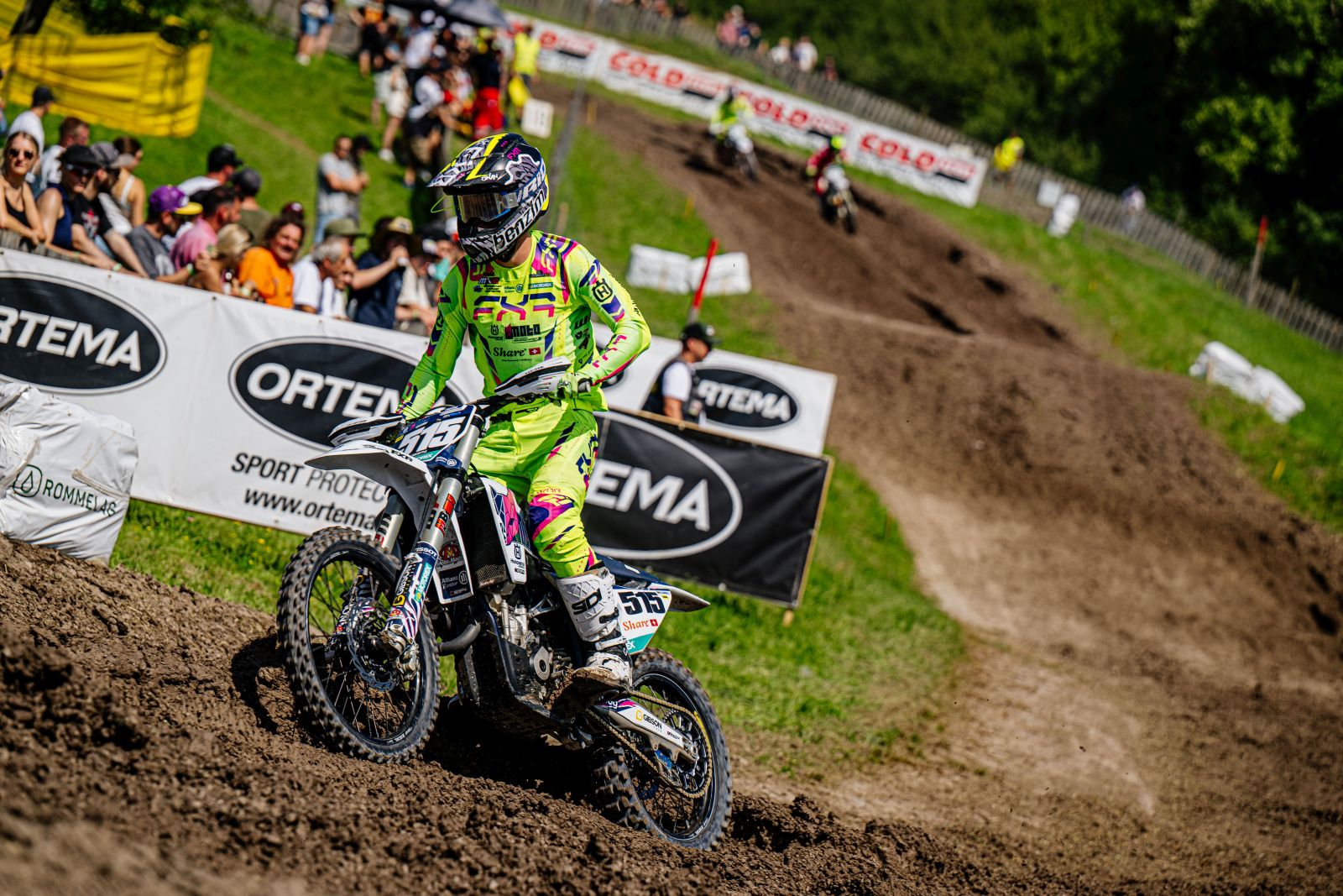 ADAC MX Masters 2025 , ADAC MX Masters GaildorfMads Fredsoe Sorensen ( Dänemark / Husqvarna / CAT MOTO BAUERSCHMIDT HUSQVARNA ) beim ADAC MX Youngster Cup