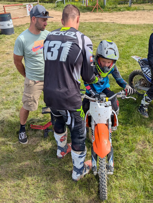 CATO NICKEL MOTOCROSS TRAINING BEIM MCC TESSIN IN MECKLENBURG VORPOMMERN