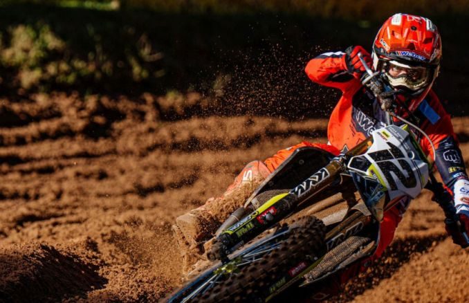 ADAC MX Masters 2025 , ADAC MX Masters Bitche Maximilian Nagl ( Deutschland / Triumph / DÖRR MOTORSPORT TRIUMPH RACING POWERED BY KRETTEK ) beim ADAC MX Masters